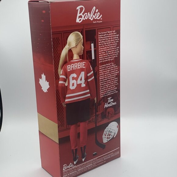 2020 Barbie Signature Doll Tim Hortons Hockey Canada New In Box! - Picture 9 of 9